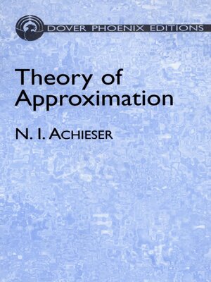 cover image of Theory of Approximation